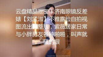 云盘精品泄密！济南眼镜反差婊【刘孟淑】不雅露脸自拍视图流出完整版，紫薇居家日常与小胖男友各种啪啪，叫声就骚的狠