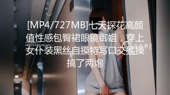 [MP4/727MB]七天探花高颜值性感包臀裙眼镜御姐，穿上女仆装黑丝自摸特写口交猛操搞了两炮