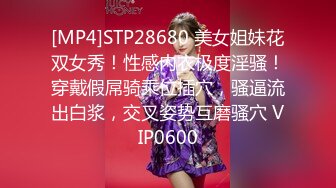 [MP4]STP28680 美女姐妹花双女秀！性感内衣极度淫骚！穿戴假屌骑乘位插穴，骚逼流出白浆，交叉姿势互磨骚穴 VIP0600