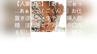 【人妻日記】「お’”ごぉっ…あぁ”っ（ごくん）」お仕置き逆６９＋生チンポ挿入飲精　淫乱舌ピアス人妻の口内を犯し倒して口内発射・精子を飲ませるフルパック調教 (644b09698c449)